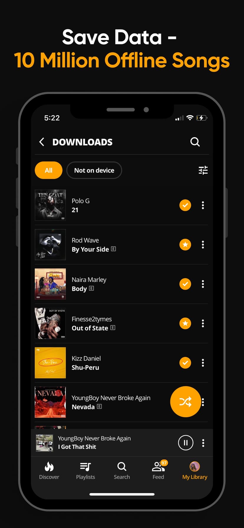 Audiomack - Play Music Offline screenshot 2 - screenshot