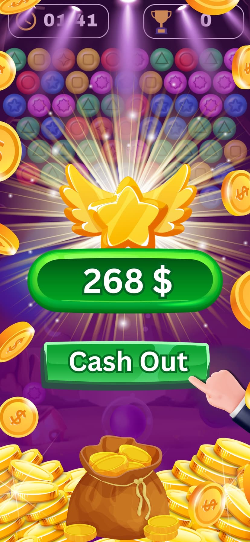 Win Real Prizes Bubble Shooter screenshot 2 - screenshot