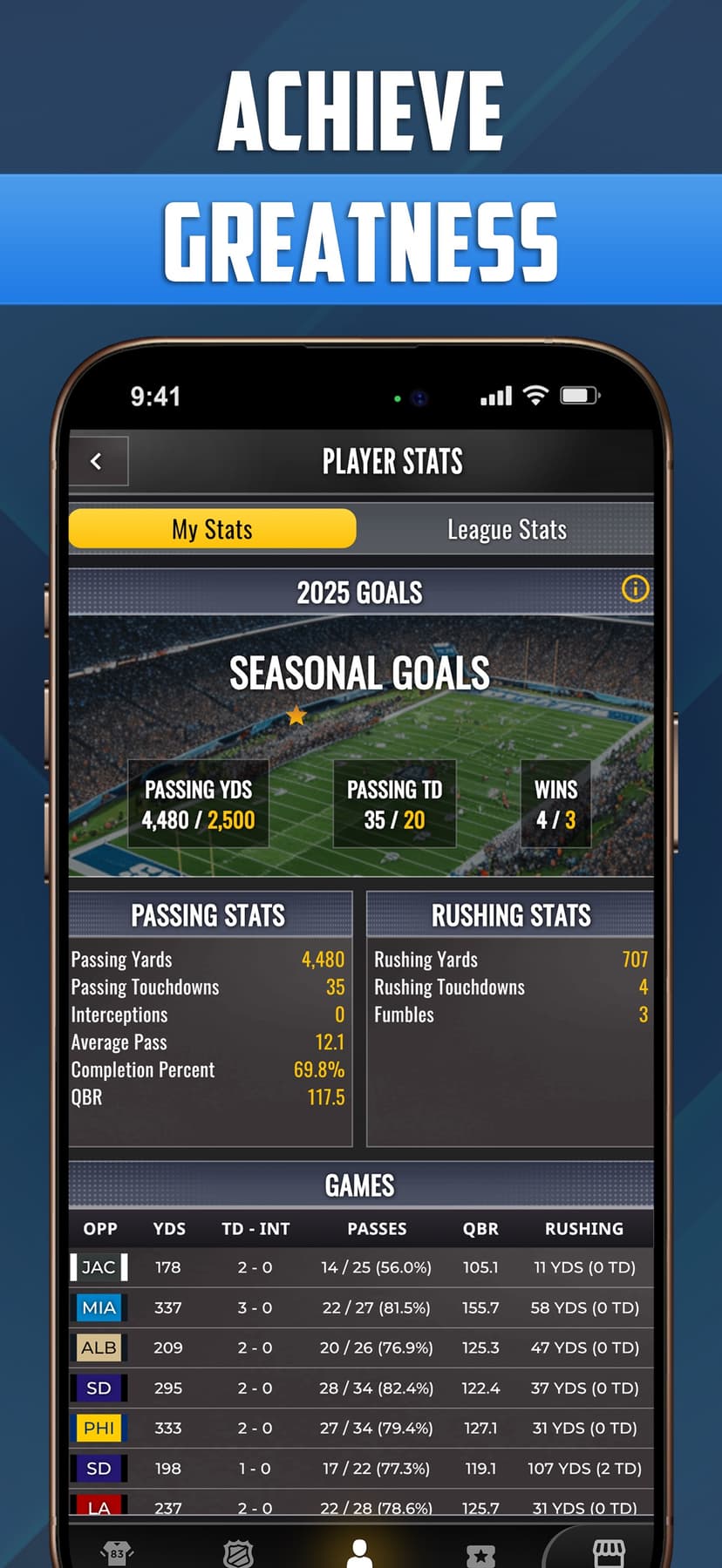 Ultimate QB: Football Legend screenshot 6 - screenshot