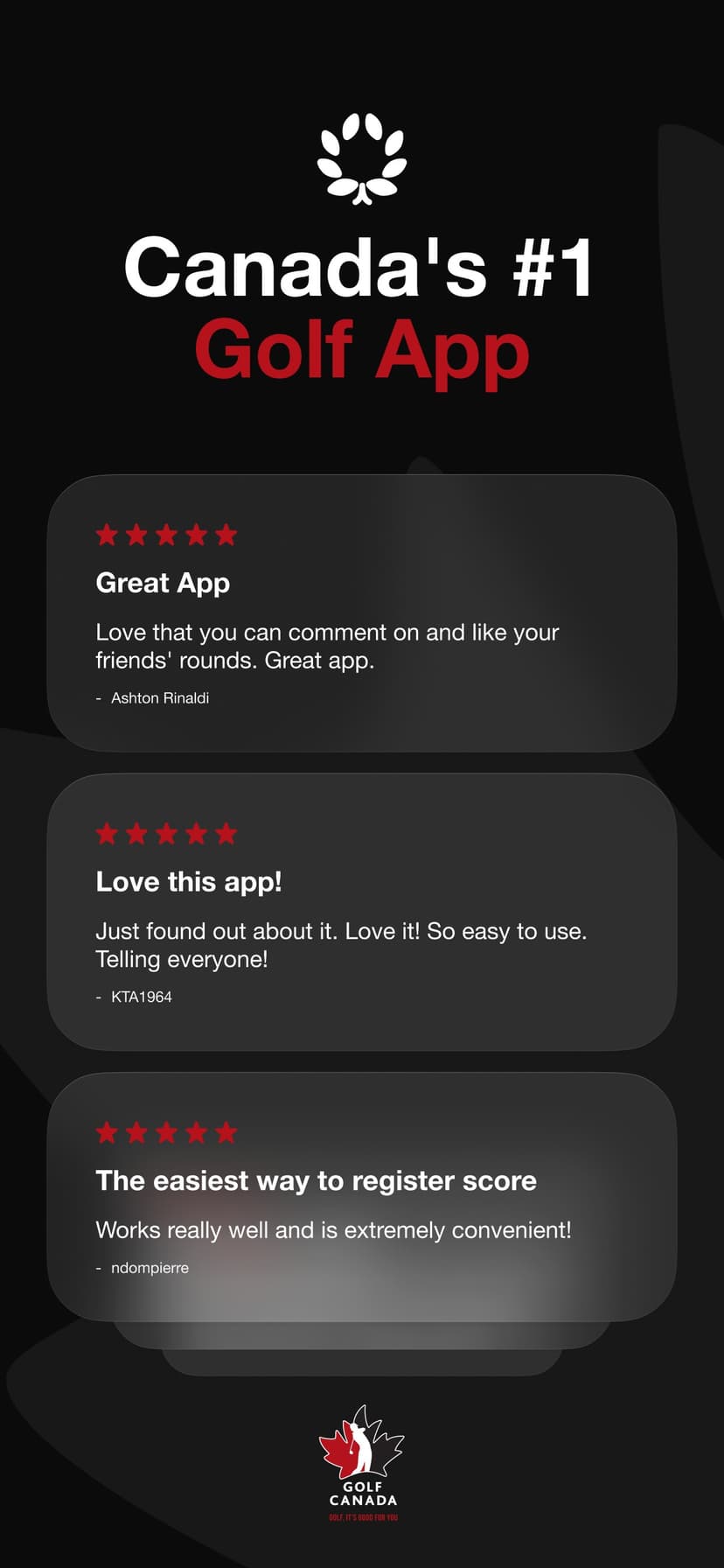 Golf Canada Mobile screenshot 1 - screenshot