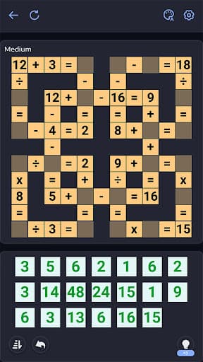 Crossmath® - Math Puzzle Games screenshot 4 - screenshot