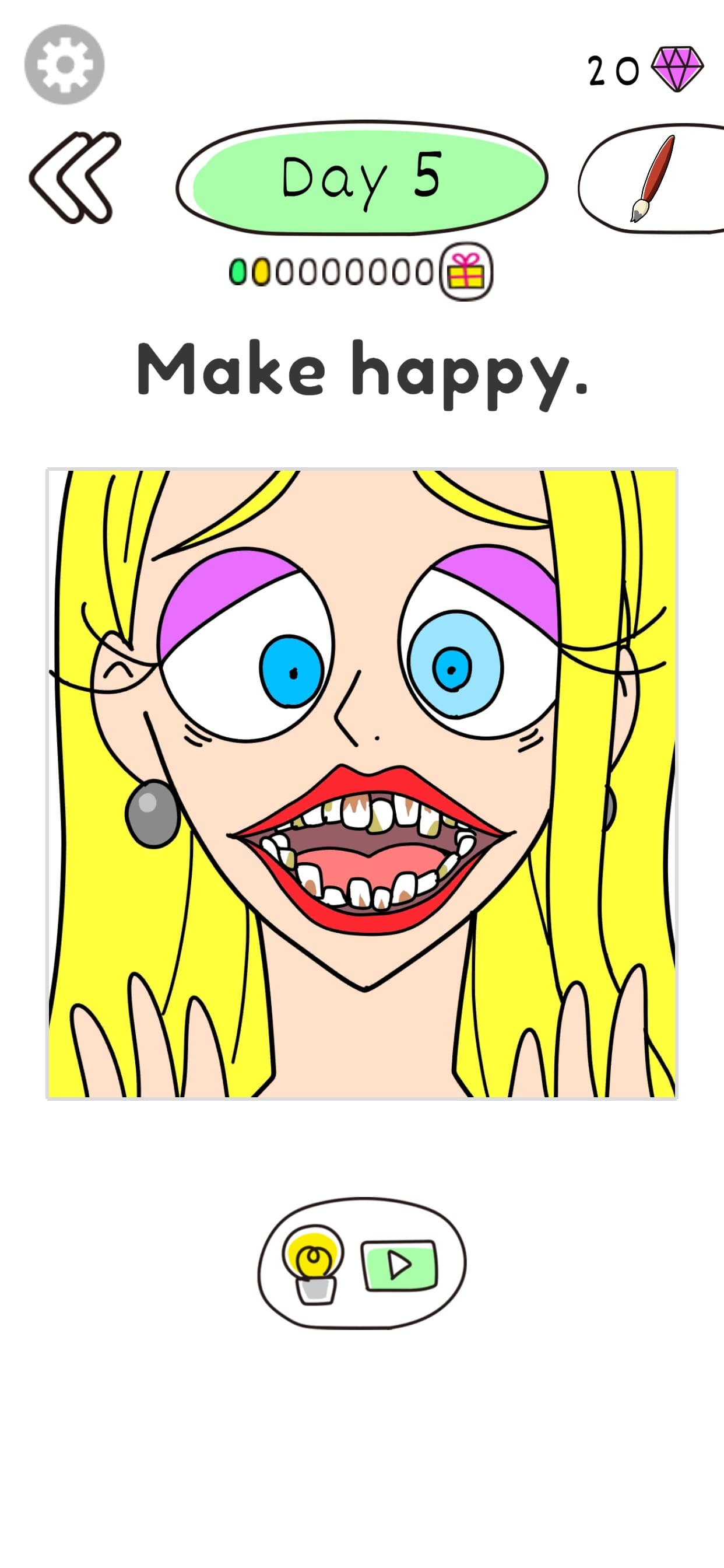 Draw Happy Beauty:Drawing Game screenshot 2 - screenshot