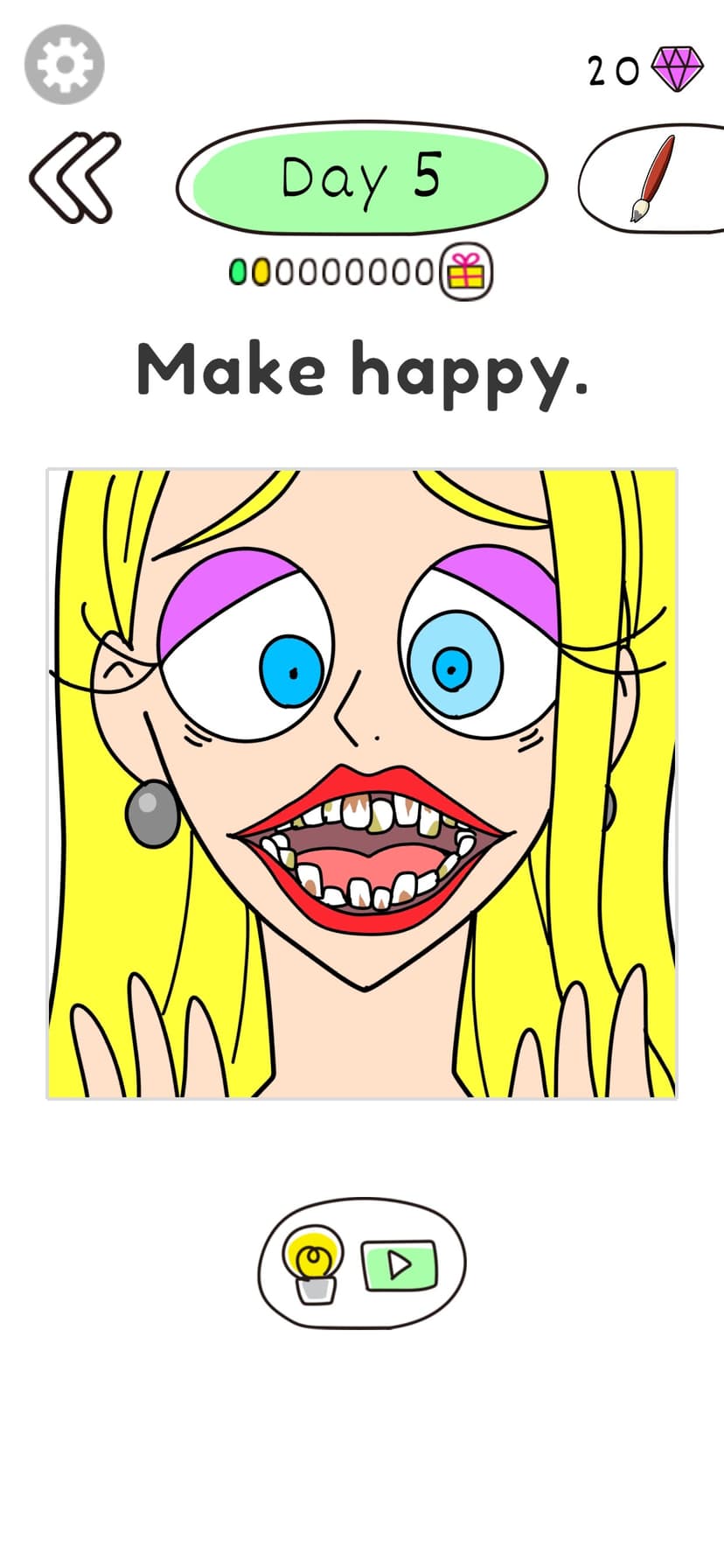 Draw Happy Beauty:Drawing Game screenshot 2 - screenshot