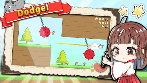 Crazy Golf Cat:spikes and girl screenshot 11 - screenshot