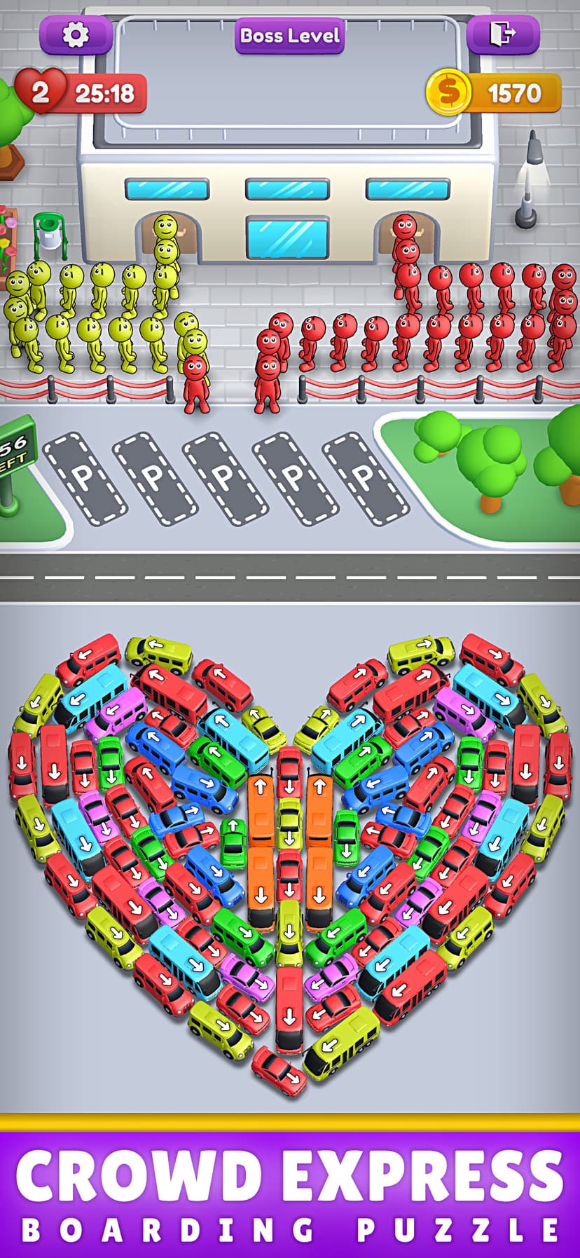 Crowd Express: Boarding Puzzle screenshot 1 - screenshot