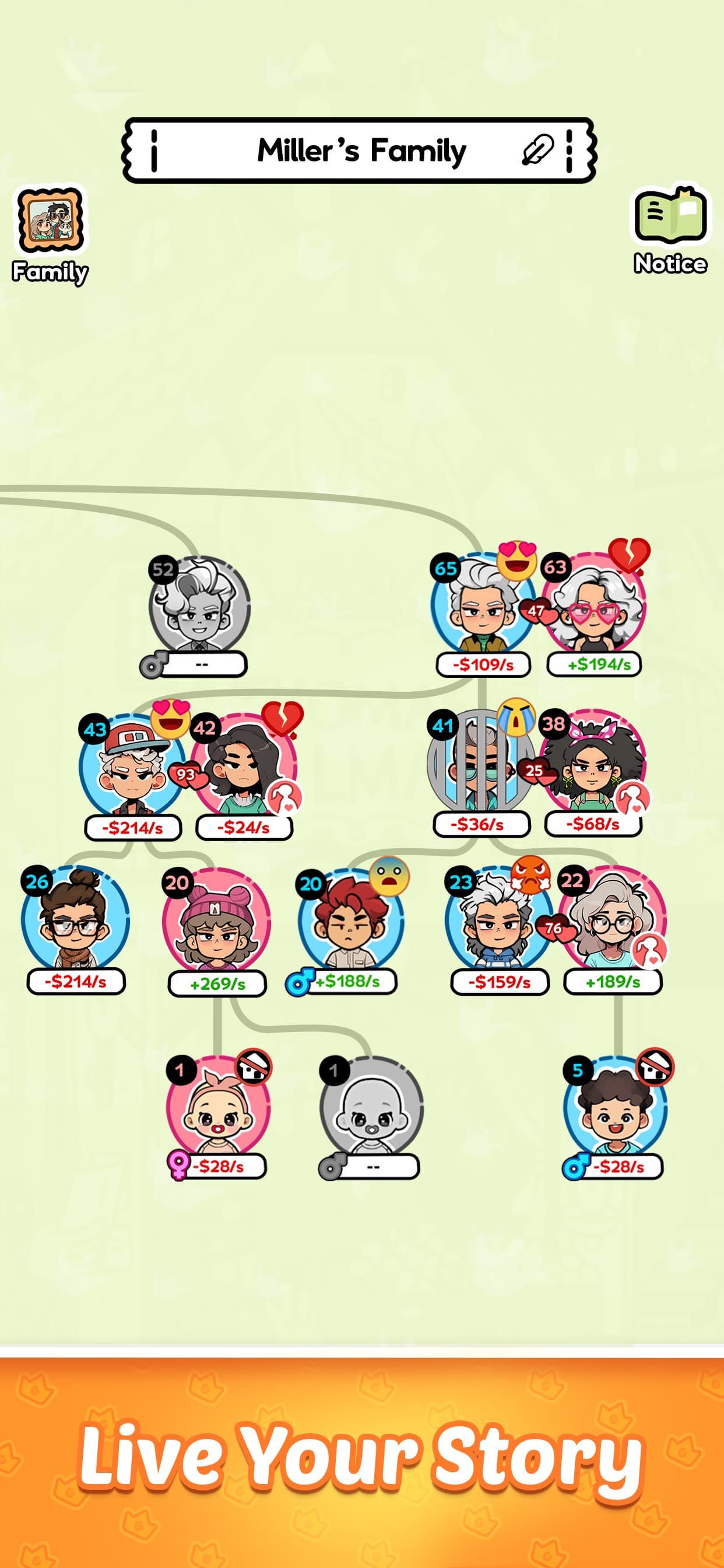 Family Go! - Lifetime Sim game screenshot 2 - screenshot
