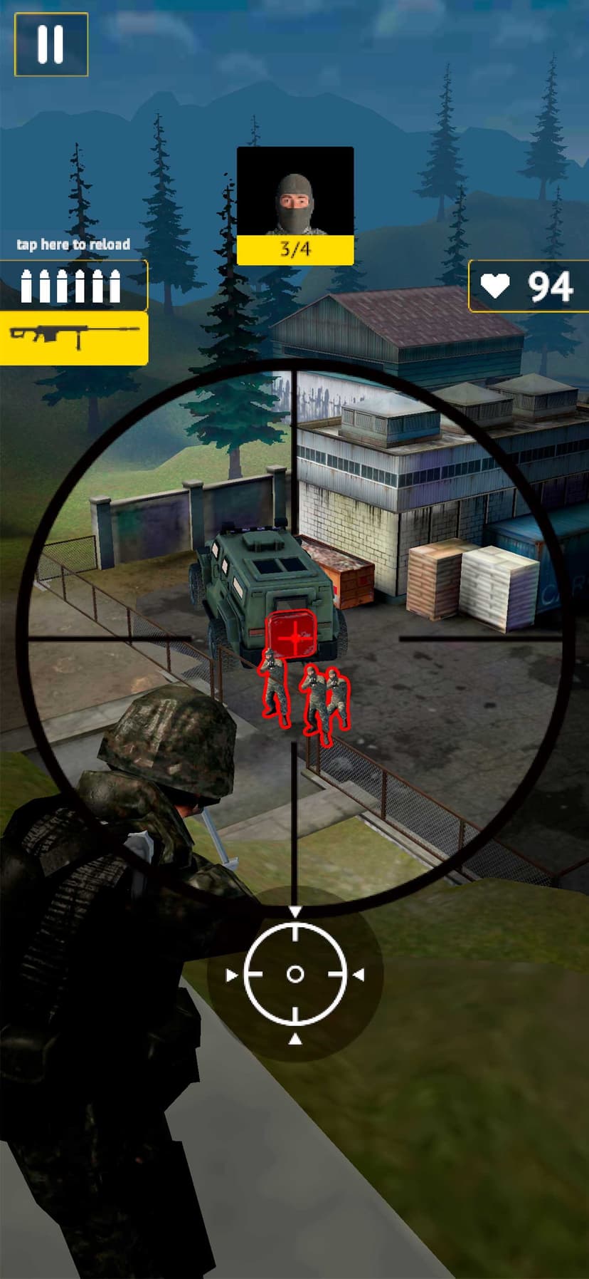 Sniper Area: Gun shooting screenshot 1 - screenshot