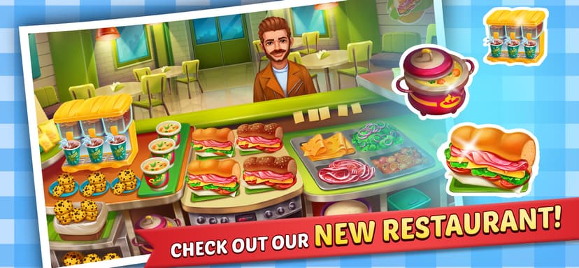 Food Court Hamburger Cooking screenshot 2 - screenshot