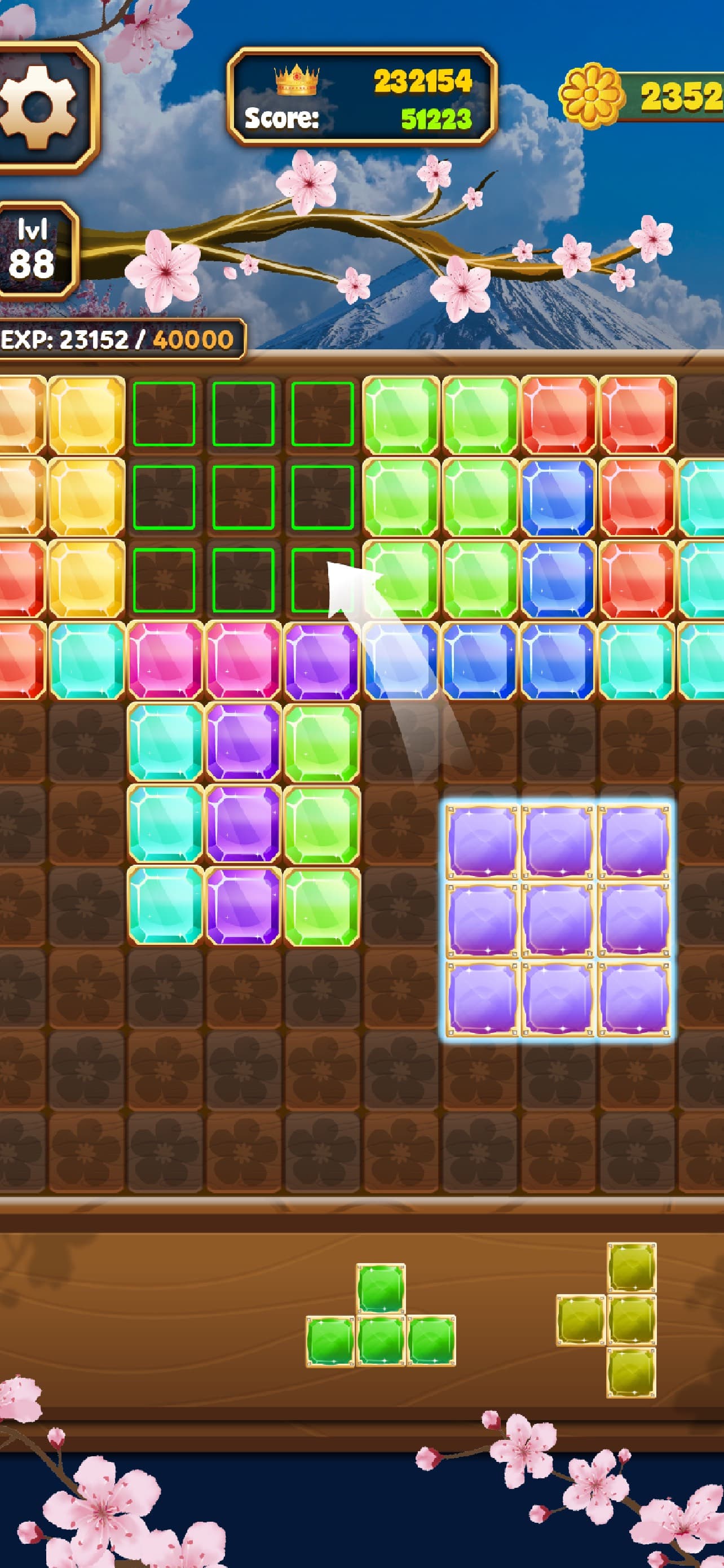 Gem Block Puzzle Game screenshot 2 - screenshot
