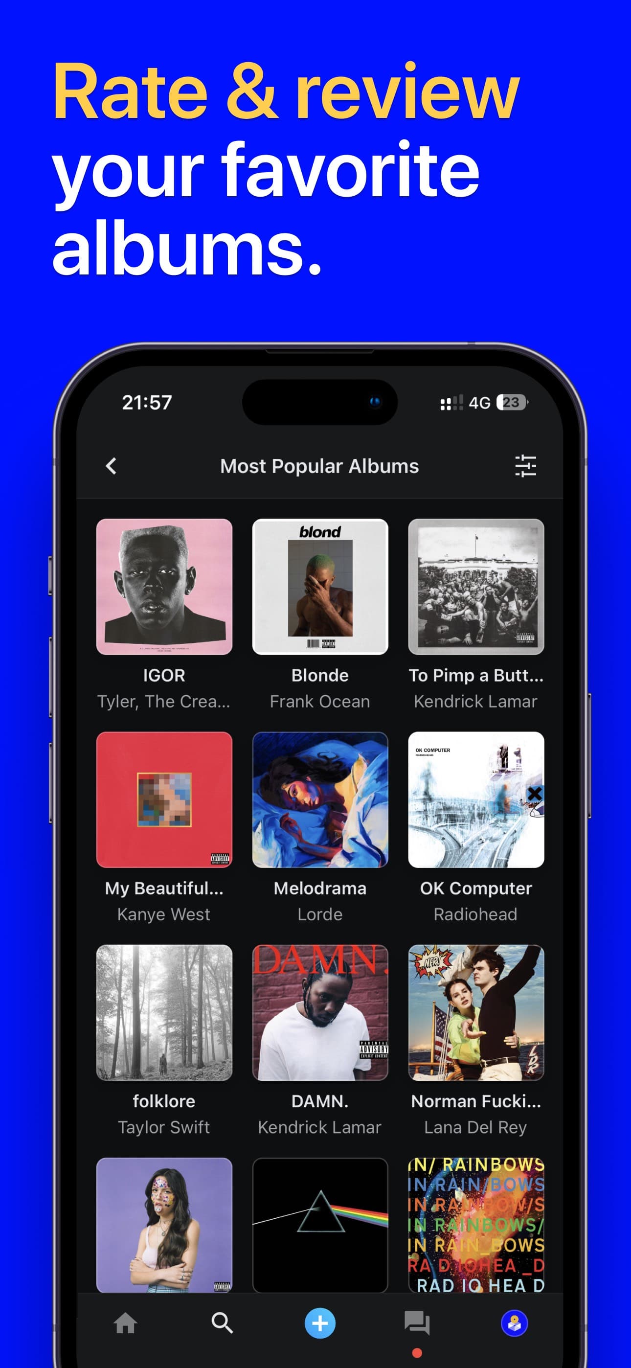 Musicboard: Albums & Songs screenshot 2 - screenshot
