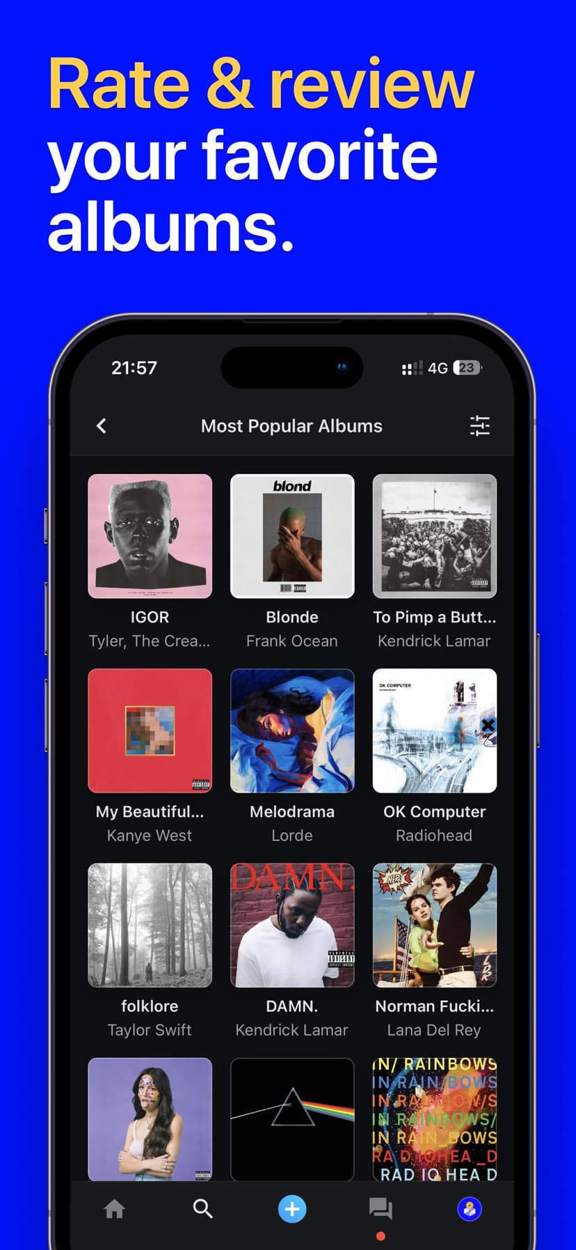 Musicboard: Albums & Songs screenshot 2 - screenshot