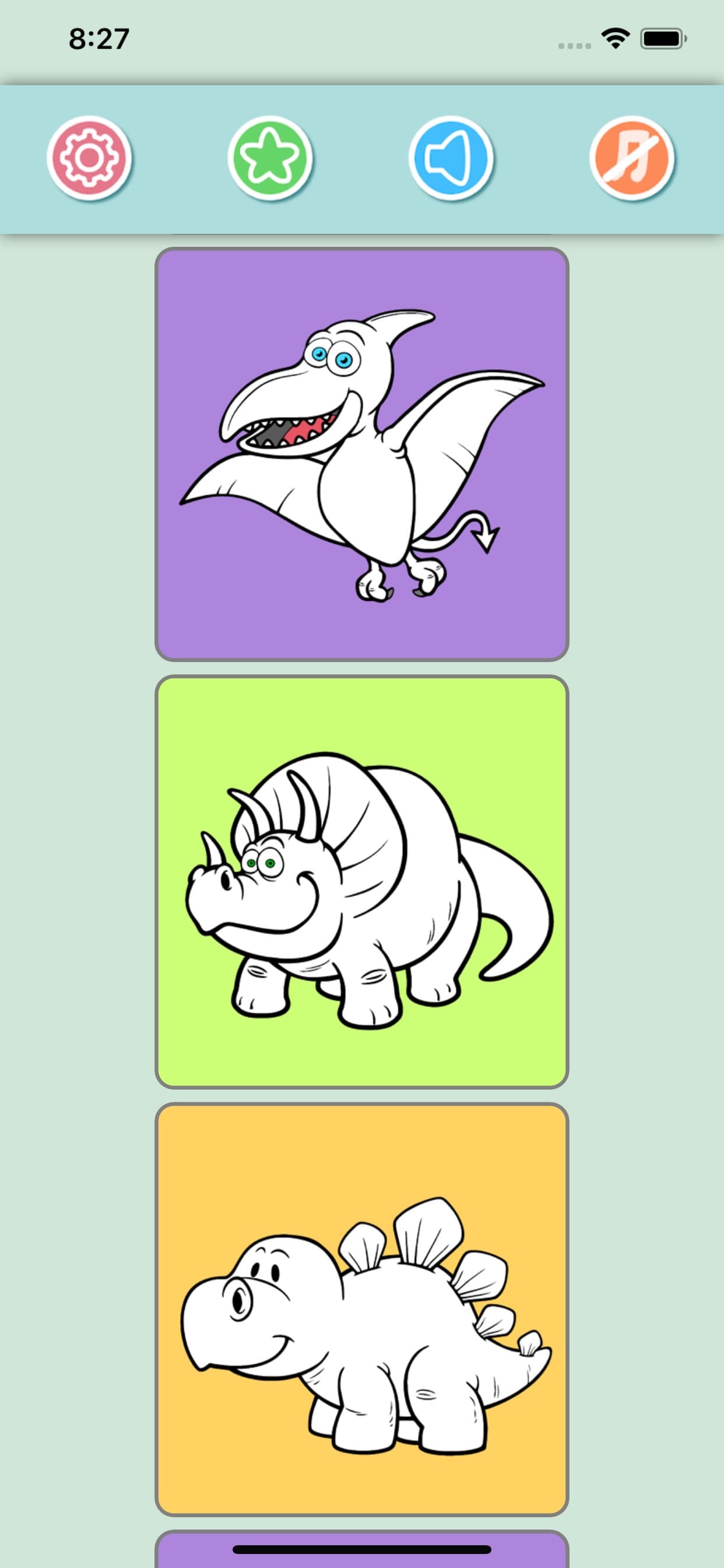 Dino Coloring Pages for Kids screenshot 6 - screenshot