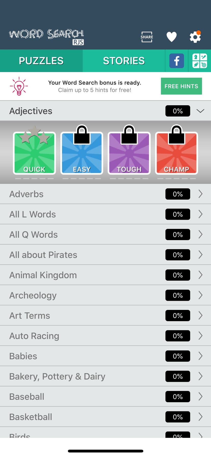 Word Search Puzzles RJS screenshot 3 - screenshot