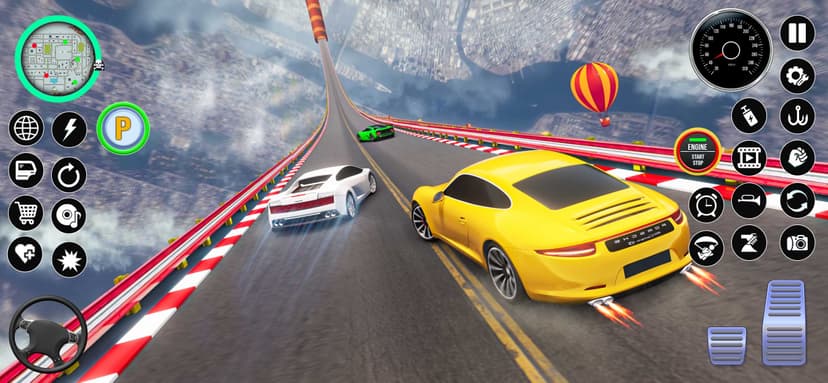 Superhero GT Racing Car Stunt screenshot 1 - screenshot