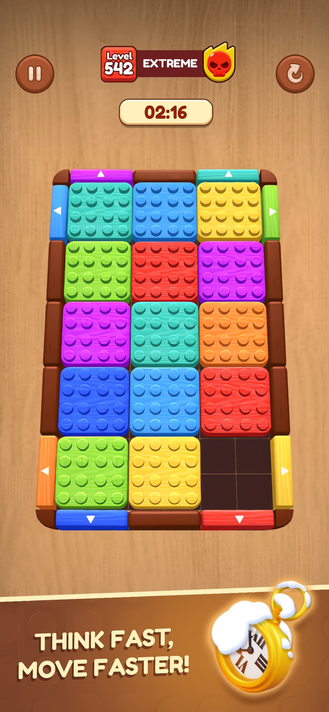 Wooden Slide: Block Escape screenshot 5 - screenshot