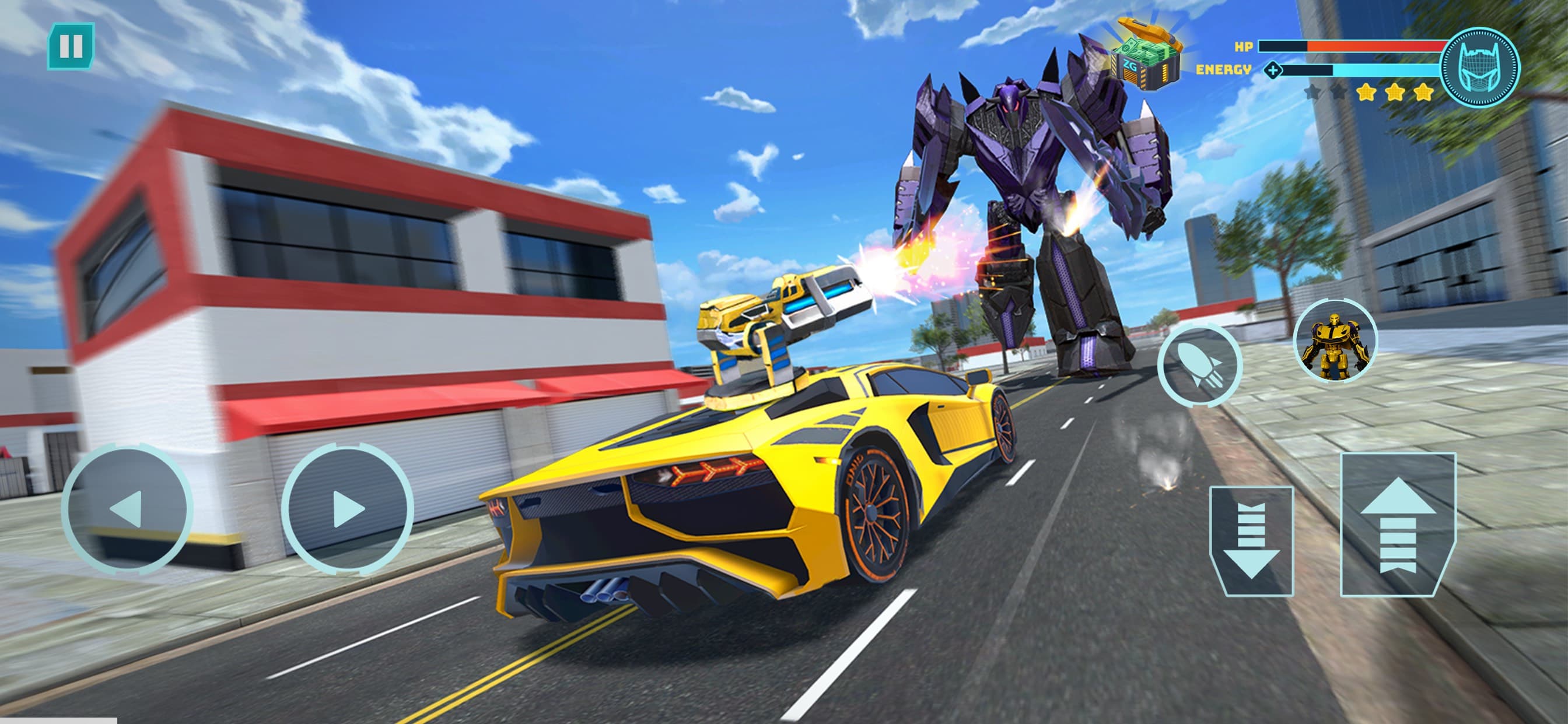 Robot Car Transform Battle screenshot 2 - screenshot