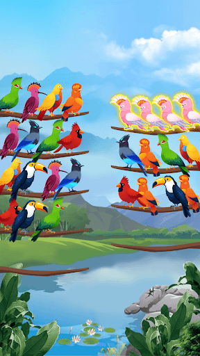 Bird Sort - Color Puzzle screenshot 3 - screenshot