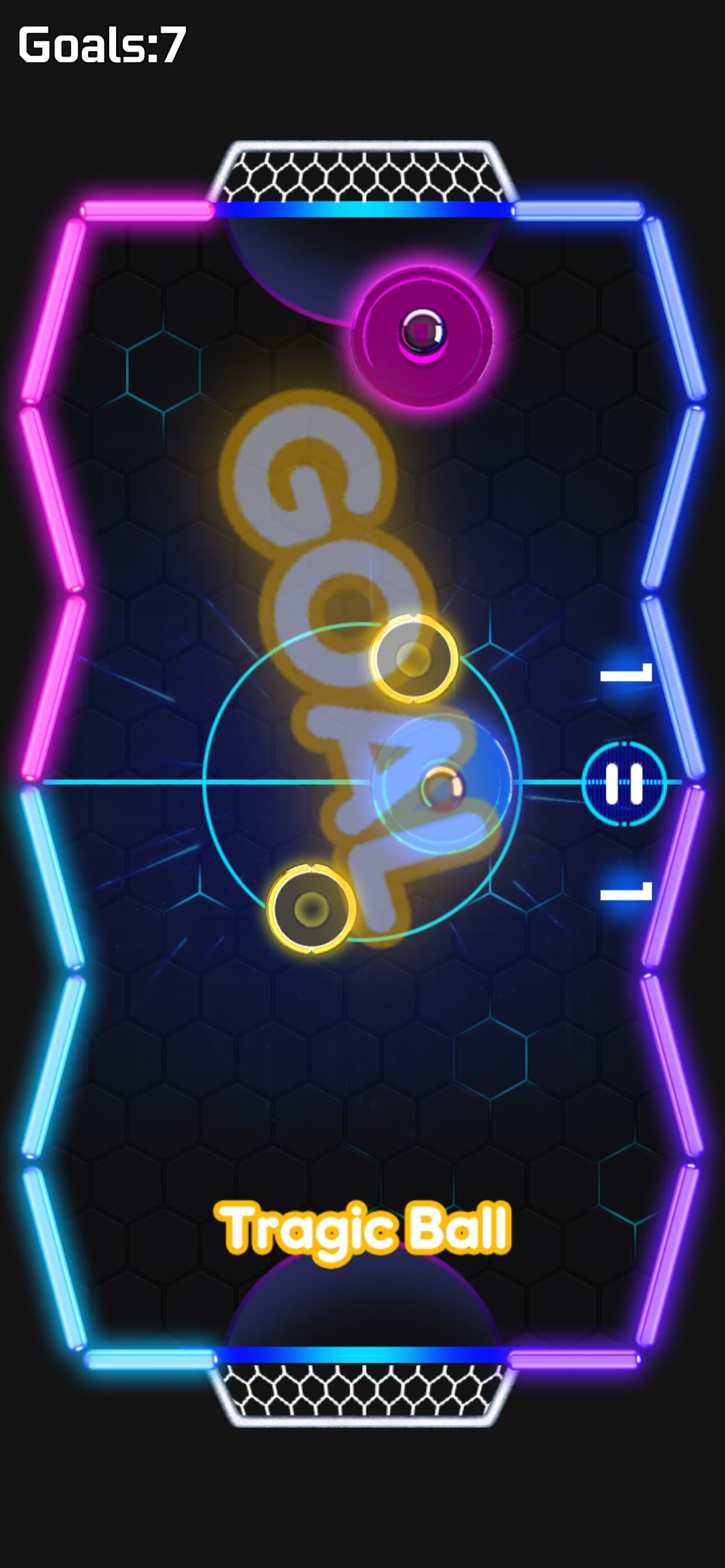 Glow Hockey Strike screenshot 1 - screenshot