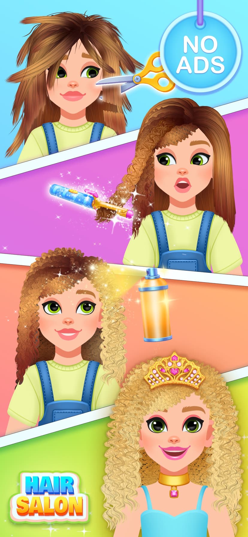 Hair Salon Games For Kids screenshot 2 - screenshot