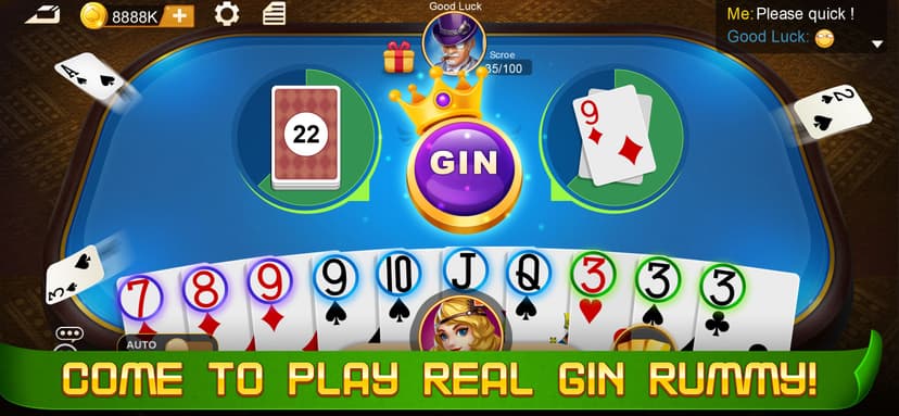 Gin Rummy !! screenshot 1 - screenshot