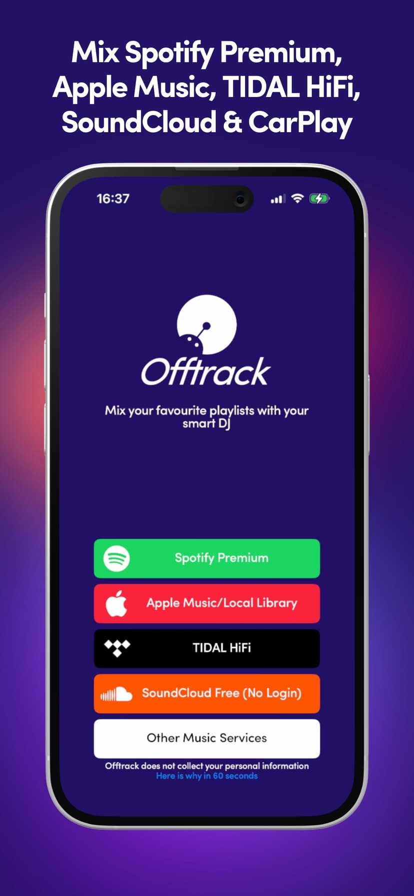 Offtrack: the AI DJ app screenshot 2 - screenshot