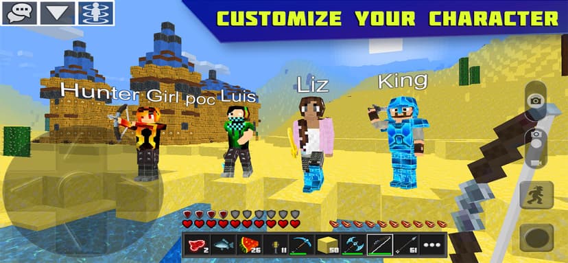 Planet of Cubes Craft and Mine screenshot 8 - screenshot