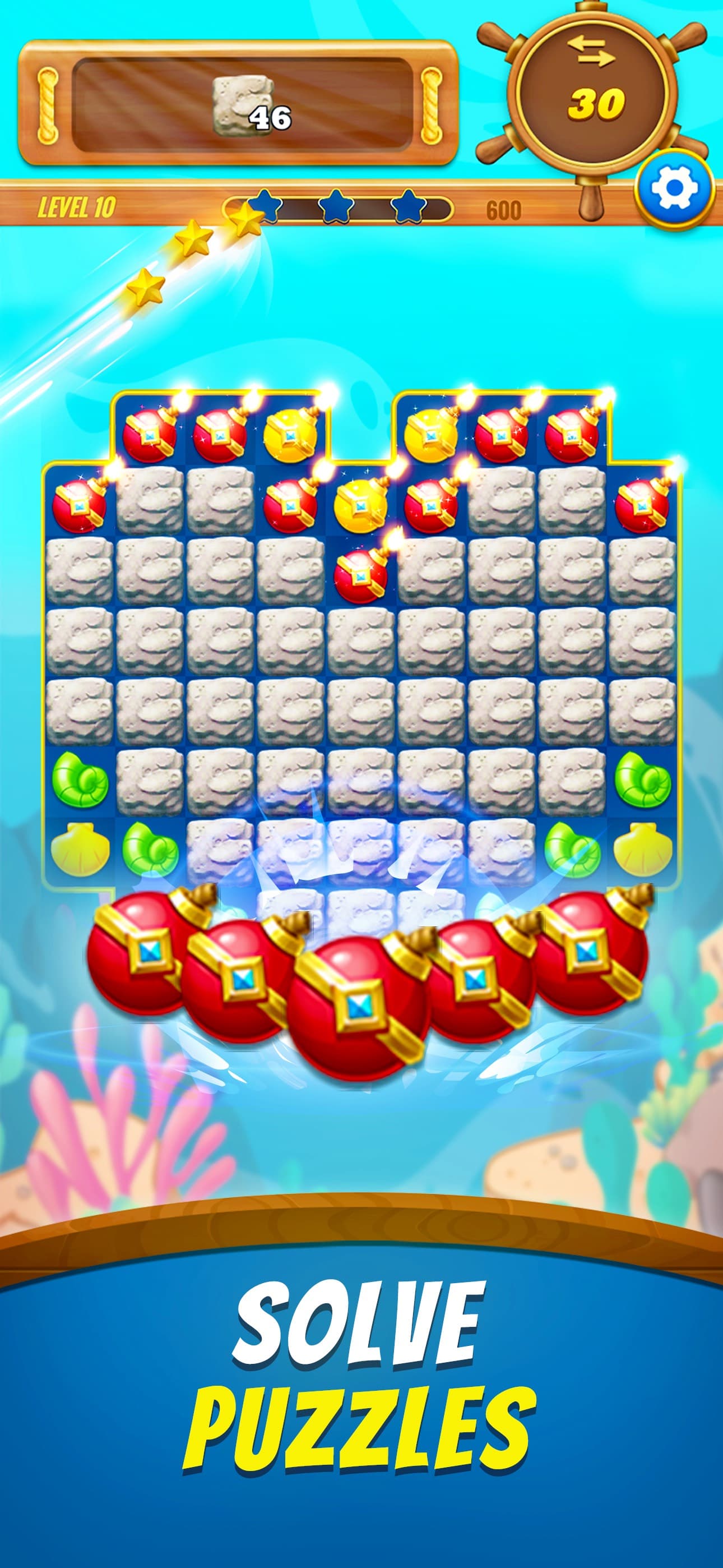 Marine Jewels – Match 3 Games screenshot 3 - screenshot