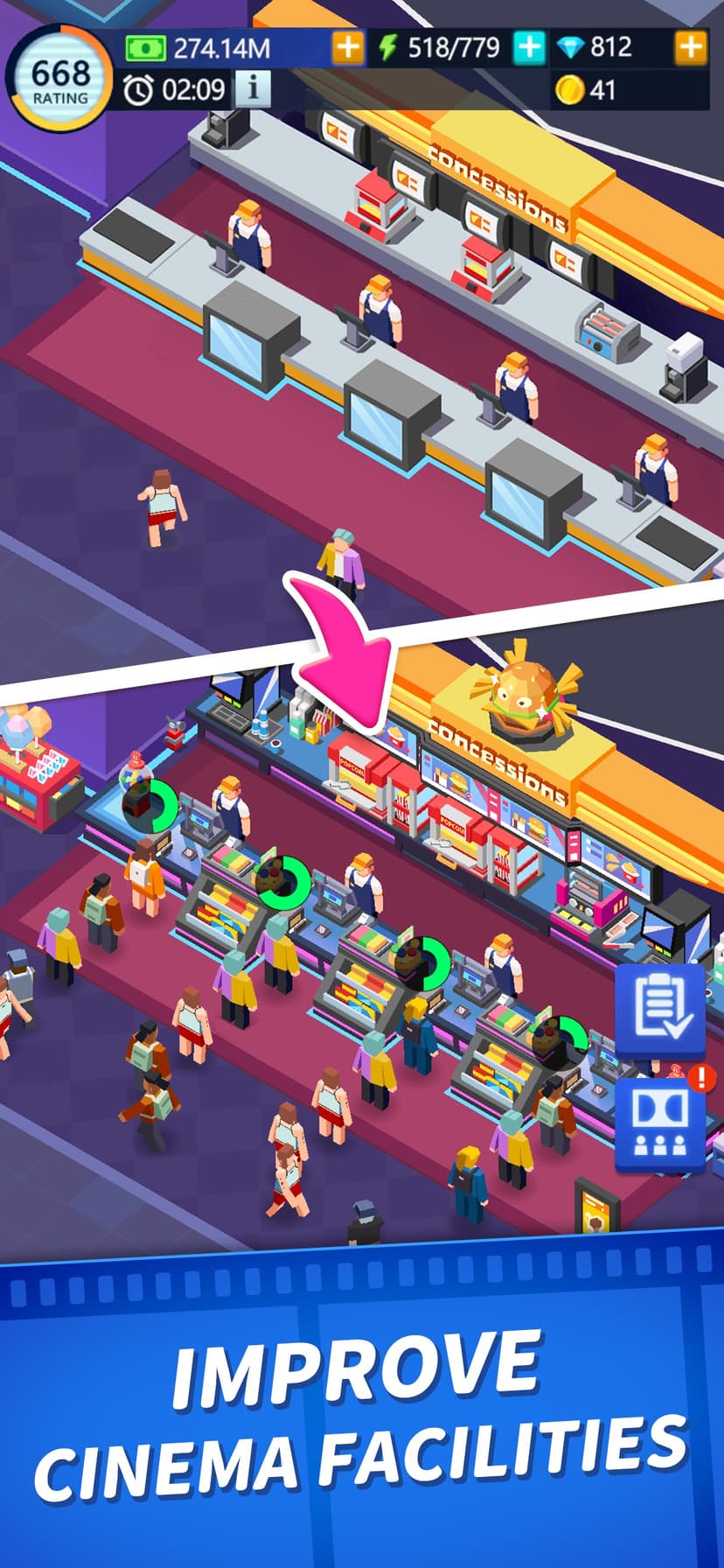 Idle Cinema Empire: Idle Games screenshot 4 - screenshot