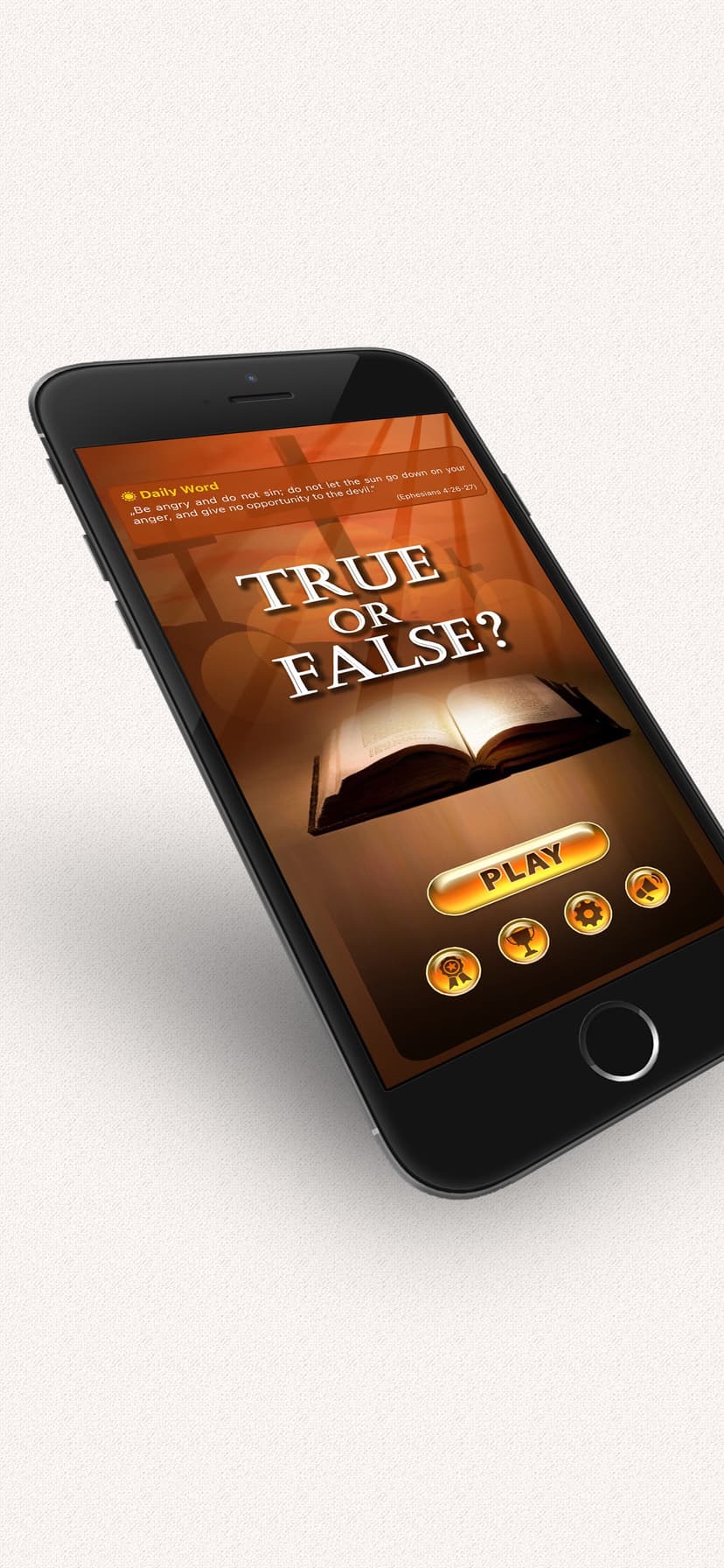 True or False? - Bible Quiz screenshot 1 - screenshot