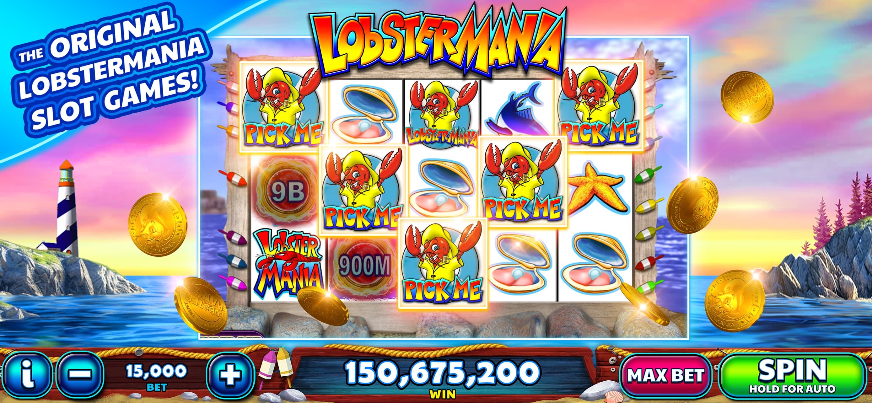 Lobstermania Slots Casino Game screenshot 1 - screenshot