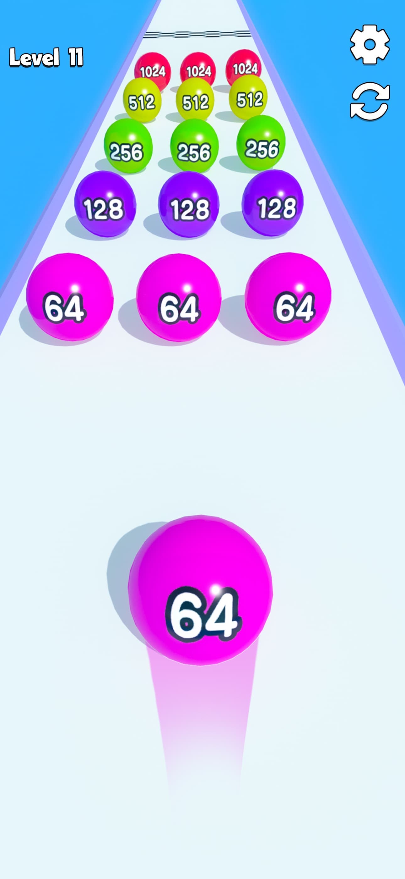 Rolling Ball Numbers Merge screenshot 3 - screenshot