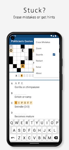Acrostic Crossword Puzzles screenshot 5 - screenshot