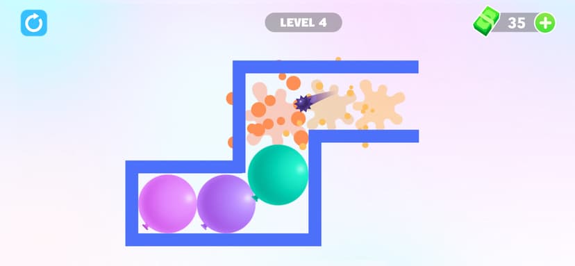 Thorn And Balloons screenshot 1 - screenshot