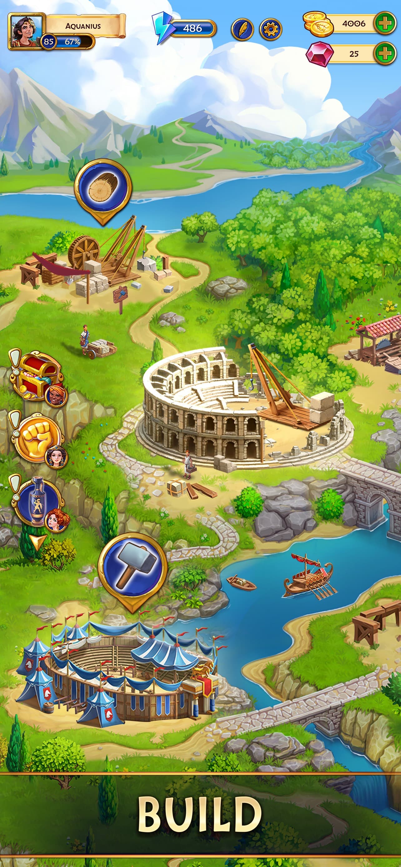 Jewels of Rome・Match-3 Gems screenshot 1 - screenshot