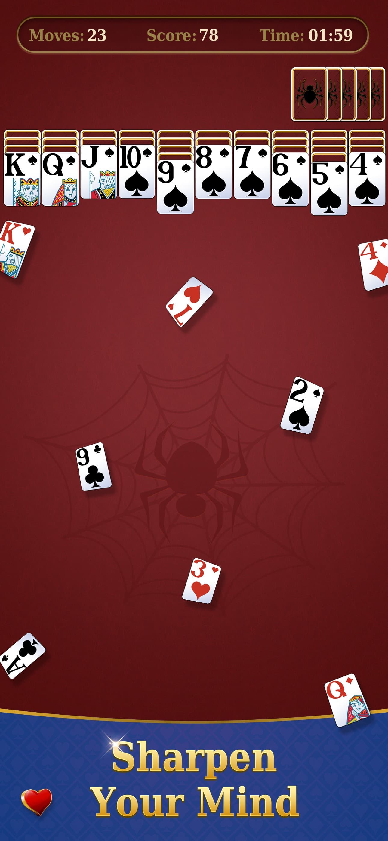 Spider Solitaire-Puzzle trip screenshot 2 - screenshot