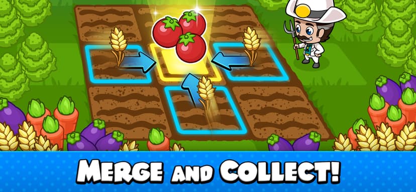 Idle Farm Tycoon - Merge Game screenshot 1 - screenshot