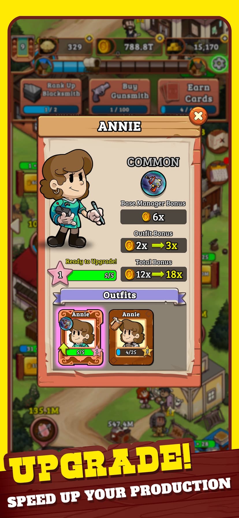Idle Frontier: Western Tapper screenshot 6 - screenshot