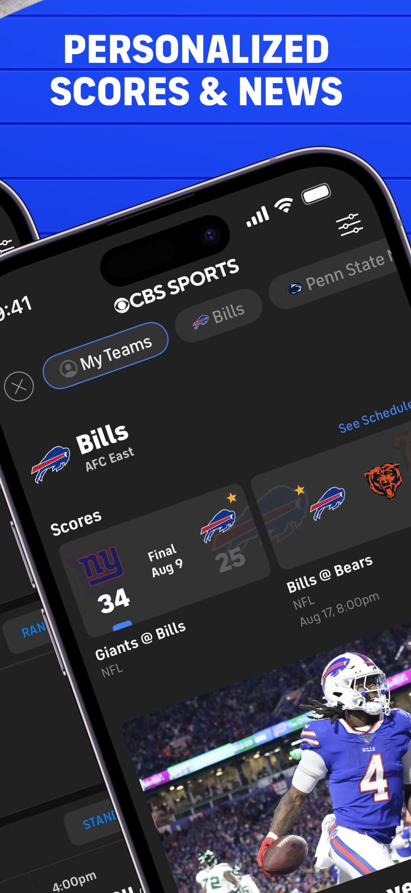 CBS Sports App: Scores & News screenshot 2 - screenshot