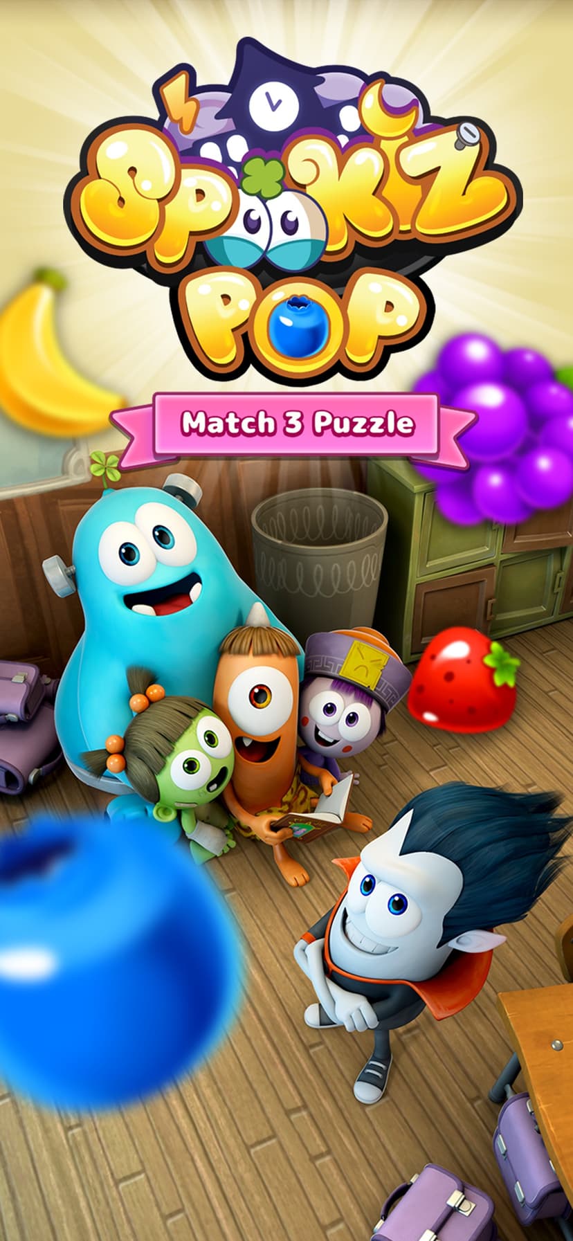 SPOOKIZ POP - Match 3 Puzzle screenshot 1 - screenshot