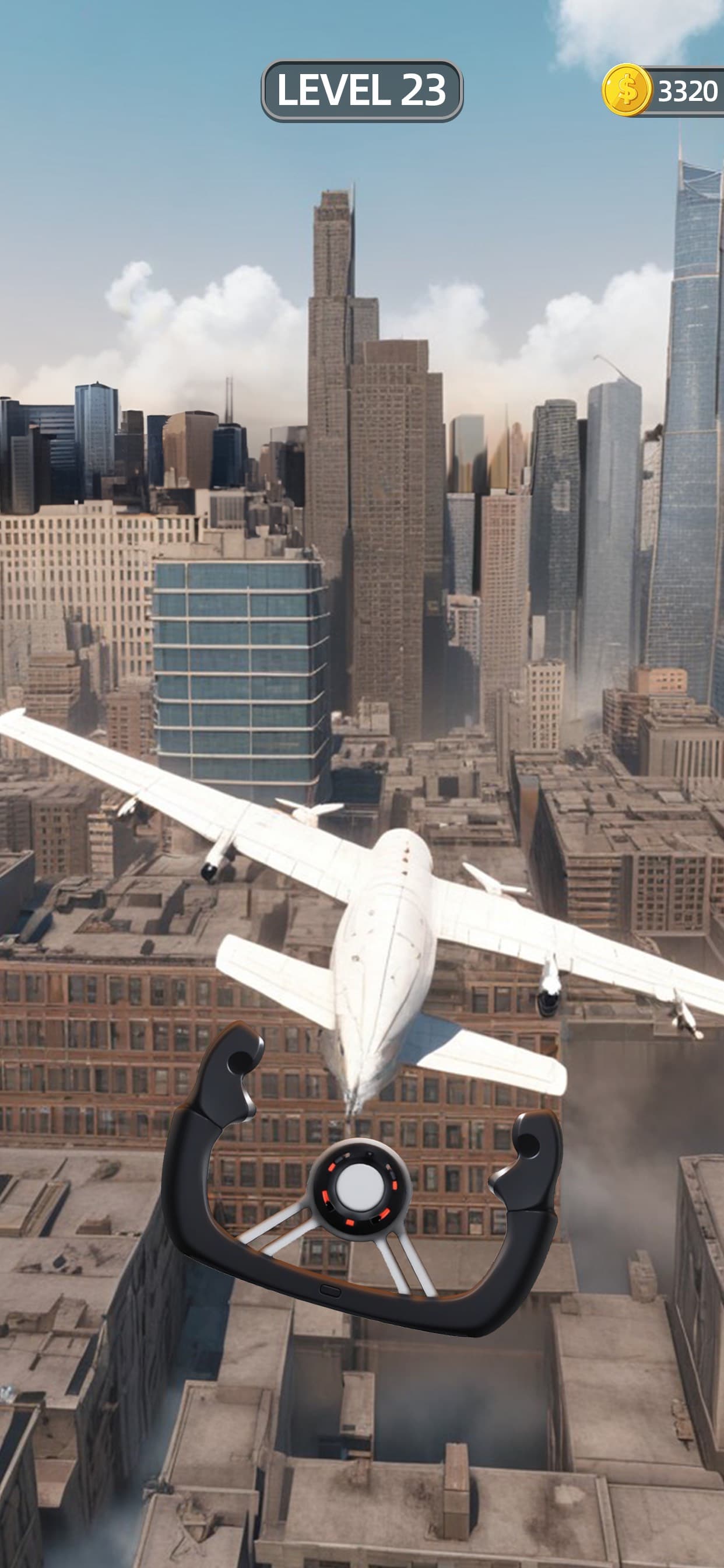 Sling Plane 3D - Sky Crash Jet screenshot 1 - screenshot