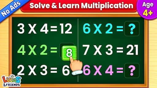 Kids Multiplication Math Games screenshot 1 - screenshot