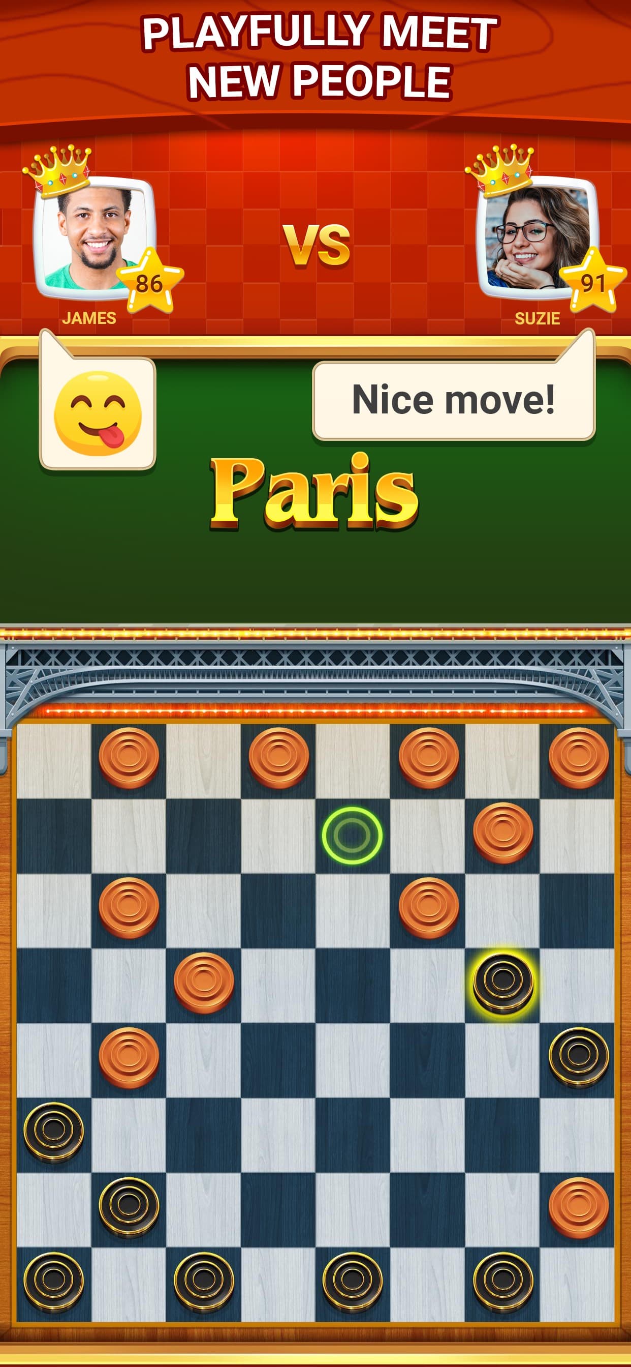 Checkers - Online & Offline screenshot 3 - screenshot