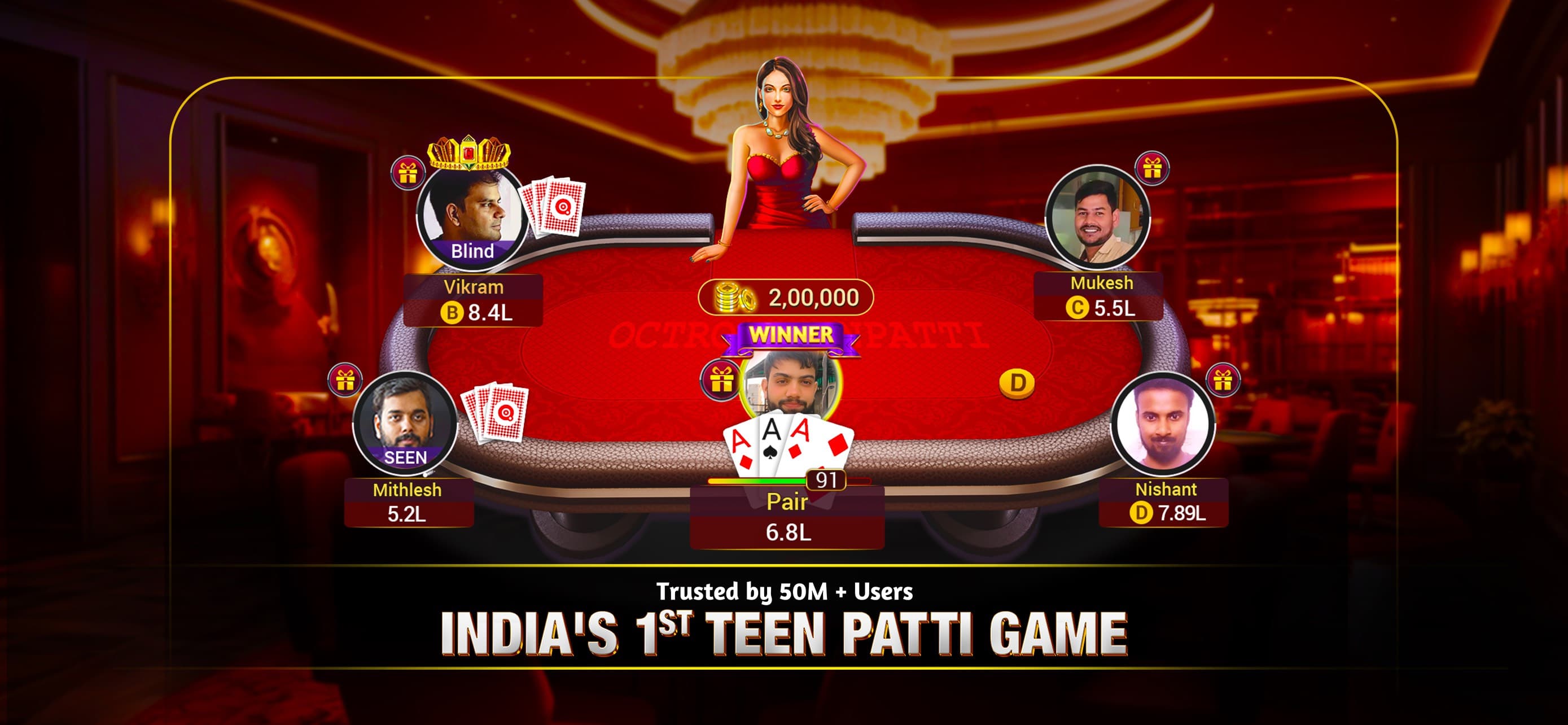 Teen Patti Octro 3 Patti Rummy screenshot 2 - screenshot