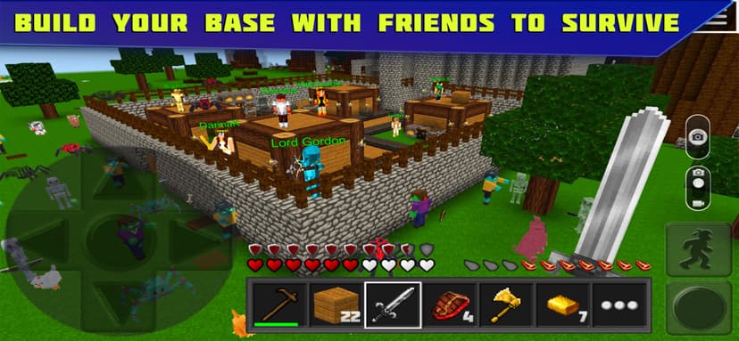 Planet of Cubes Craft and Mine screenshot 1 - screenshot