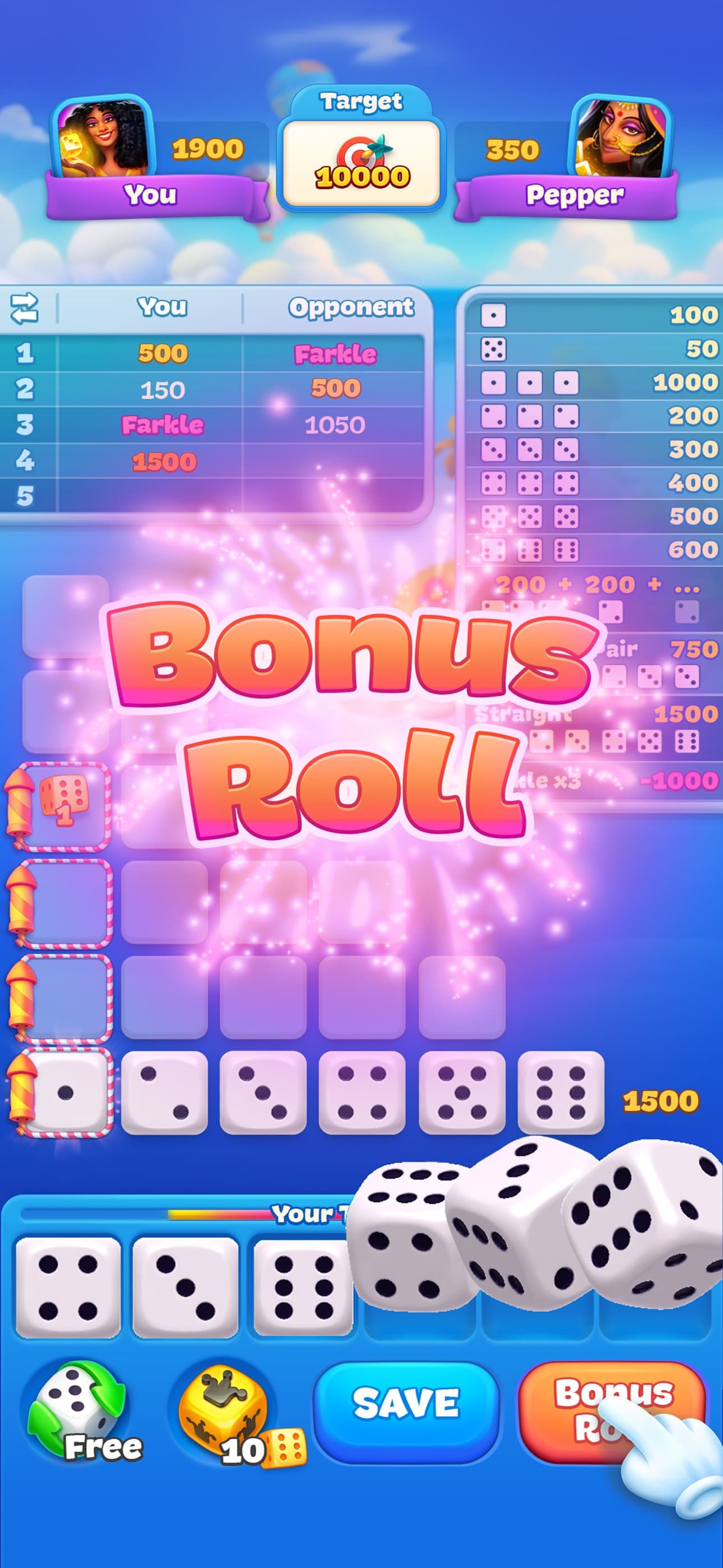 Farkle Online: PVP Board Game screenshot 3 - screenshot