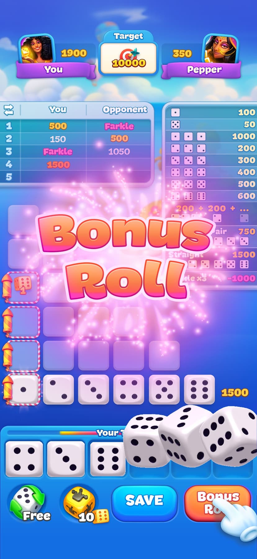 Farkle Online: PVP Board Game screenshot 3 - screenshot