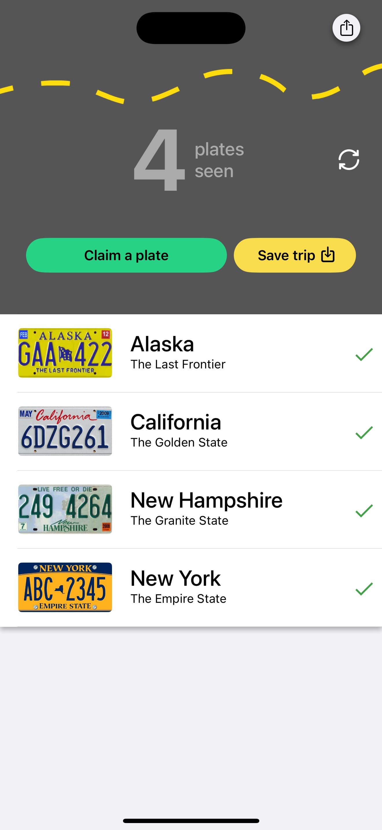 PlateSpot - License Plate Game screenshot 1 - screenshot
