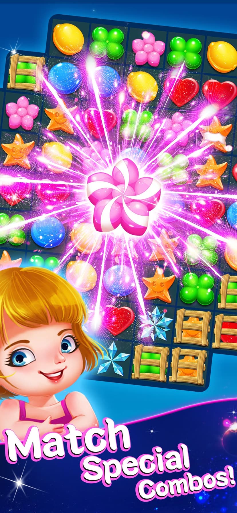 Sugar Crack - Match Candy screenshot 1 - screenshot