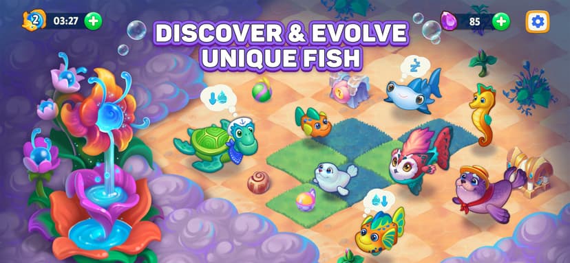 Sea Merge: Fish Aquarium screenshot 4 - screenshot