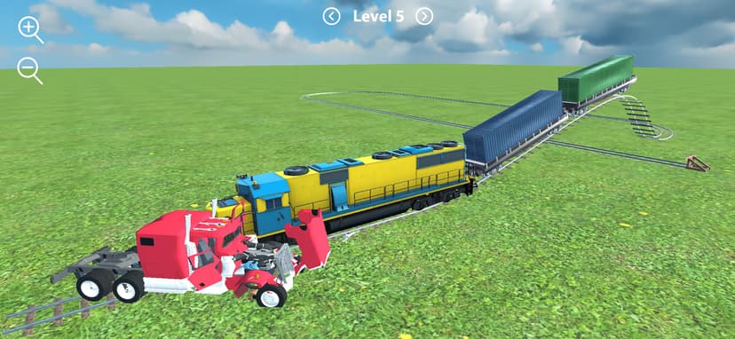 Train vs cars. Subway express screenshot 2 - screenshot